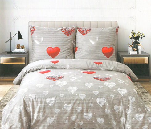 Satino medvilnės patalynės komplektas "Sign"